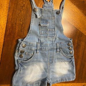 Delia’s Girl Jean Shorts Romper